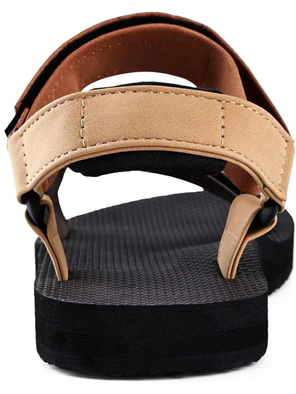 Women's Brown Dark Hiking Sandals with-Arch-Support Webbing-Outdoor Beach Water
